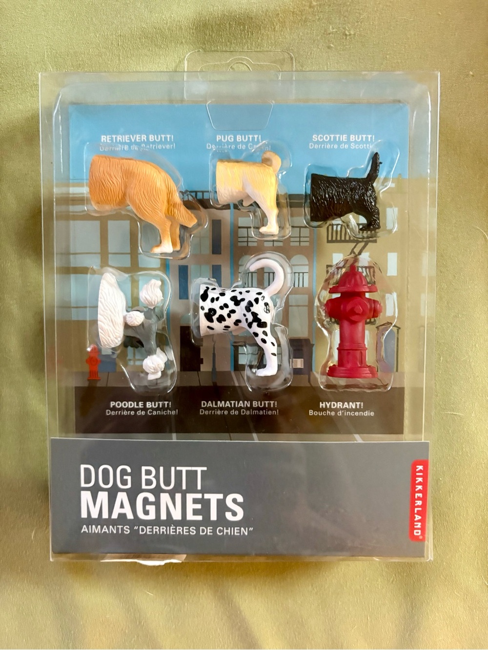 Dog Butt Magnets - 6 Piece Set